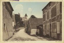 carte postale ancienne de la rue Languereau