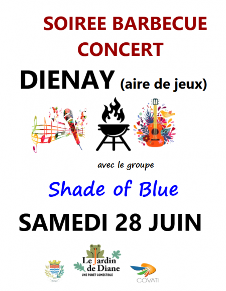 soirée barbecue concert à Diénay