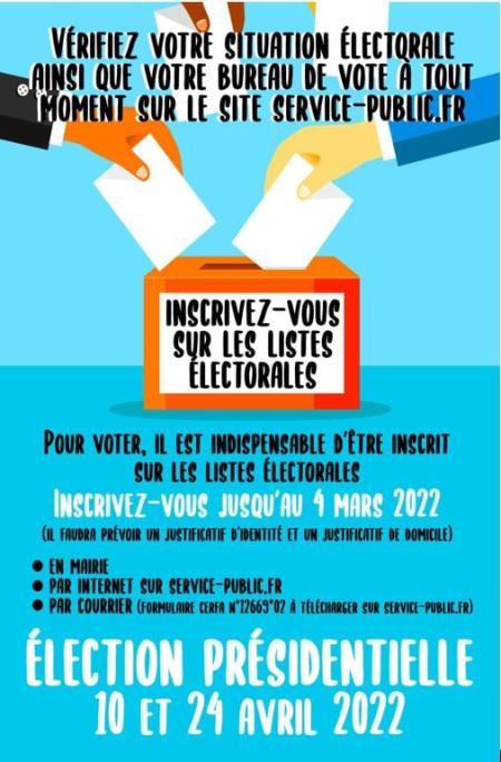 date limite d'inscription sur les listes électorales