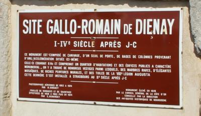 Monument rappelant le site gallo-romain